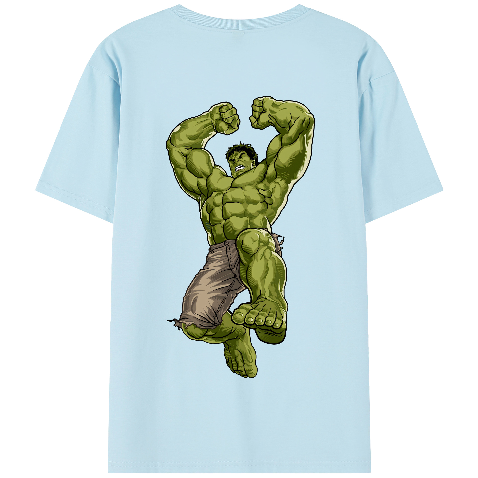 （画像用） アベンジャーズ The Avengers 綿100％半袖Tシャツ（背面プリント）